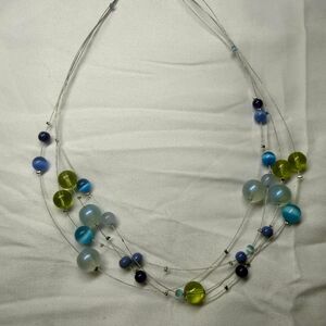 Multi-colored beaded necklace